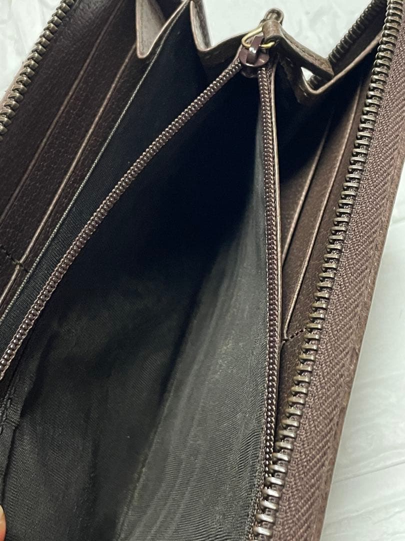 【良品】GUCCI×Disneyコラボ　ラウンドファスナー長財布　GGスプリーム