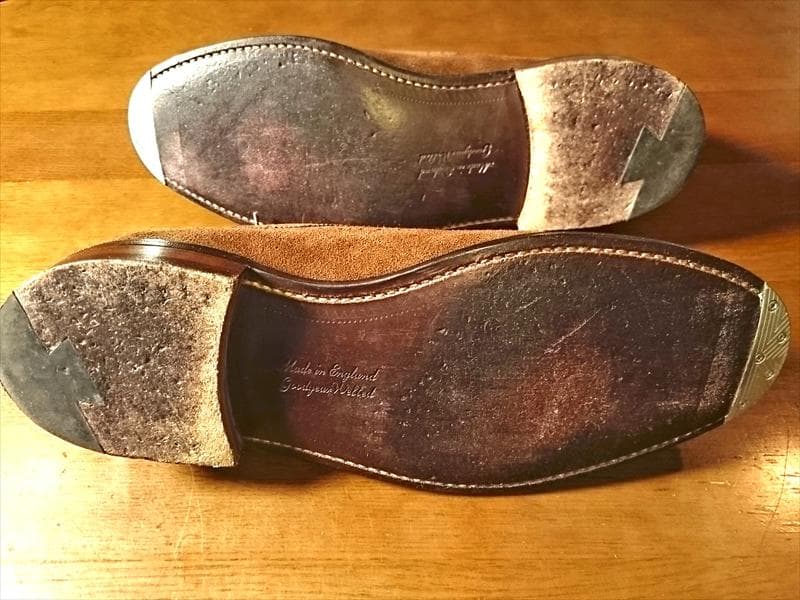 CHEANEY チーニー BAXLEY／ブラウンスエードウイングチップ／8F - メルカリ