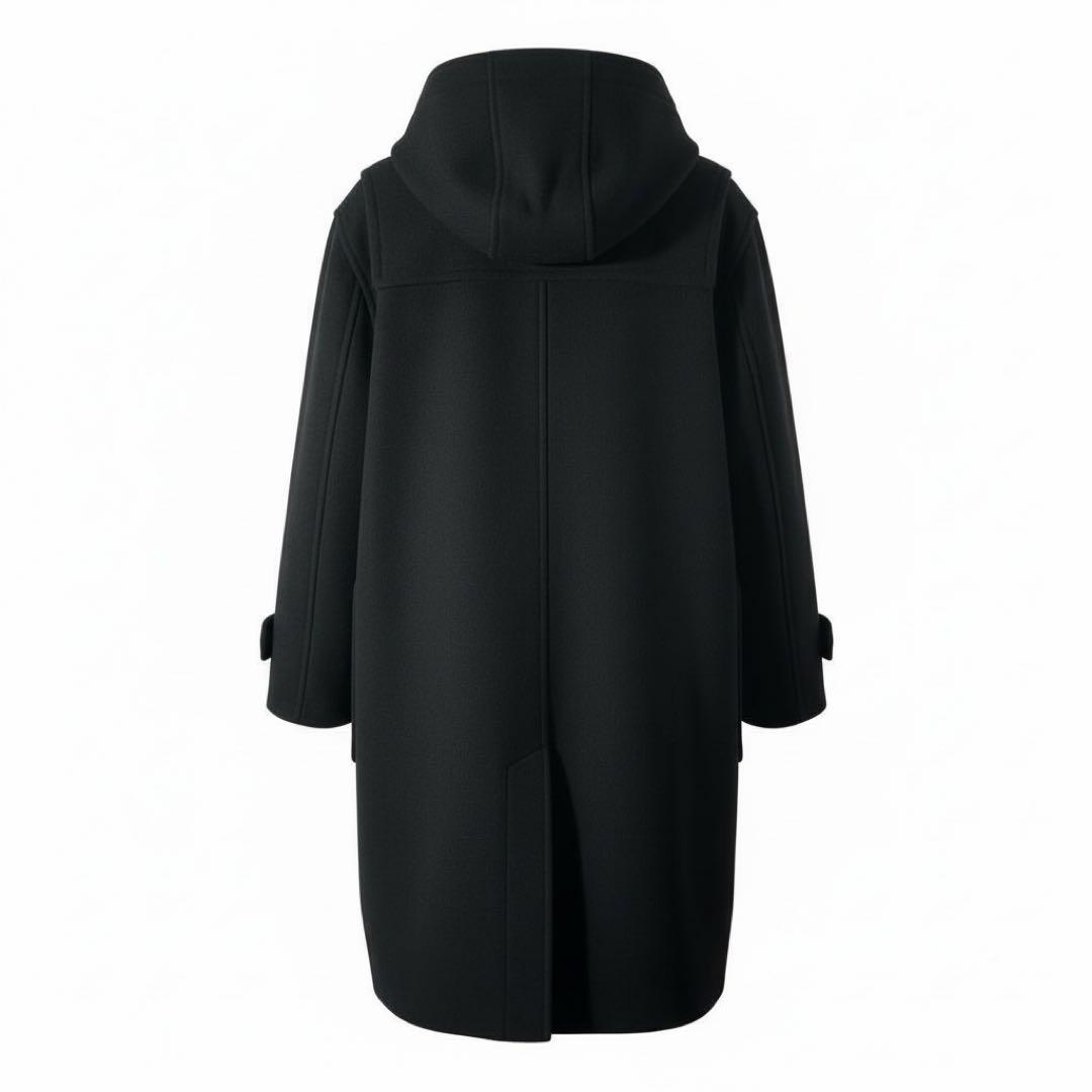 美品✨+J ユニクロ ダッフルコート オーバーサイズ ブラック 黒 L