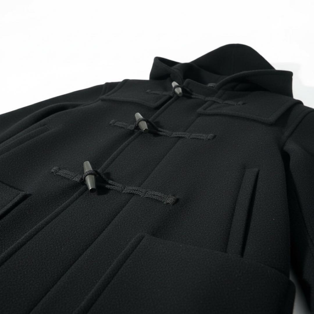 美品✨+J ユニクロ ダッフルコート オーバーサイズ ブラック 黒 L