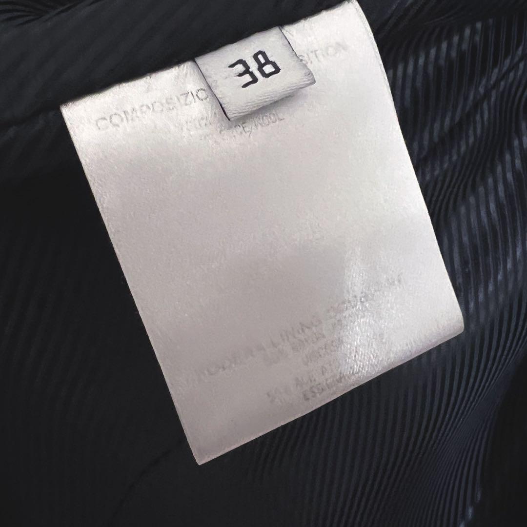 バレンシアガ ロングコート　ブラック