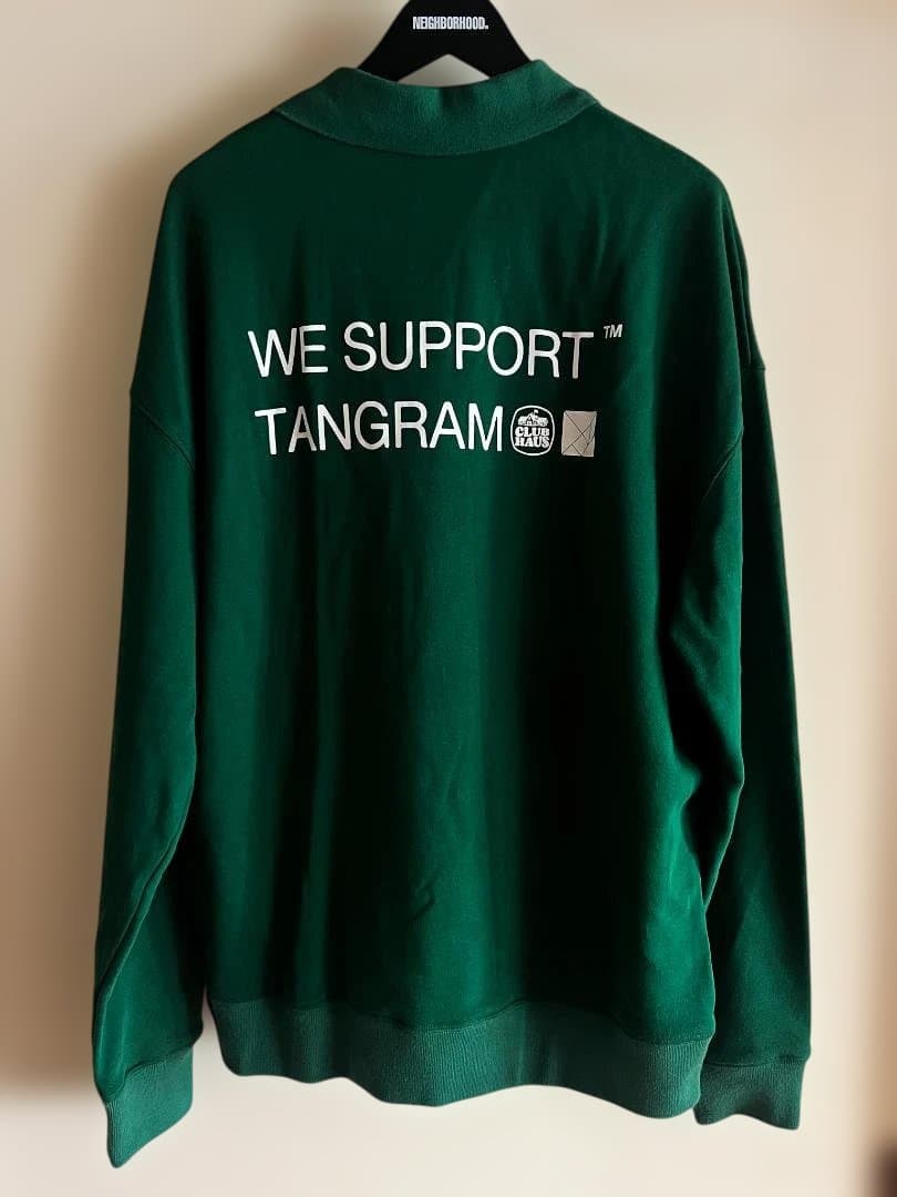 TANGRAM×ClubhouseコラボスウェットポロシャツXL