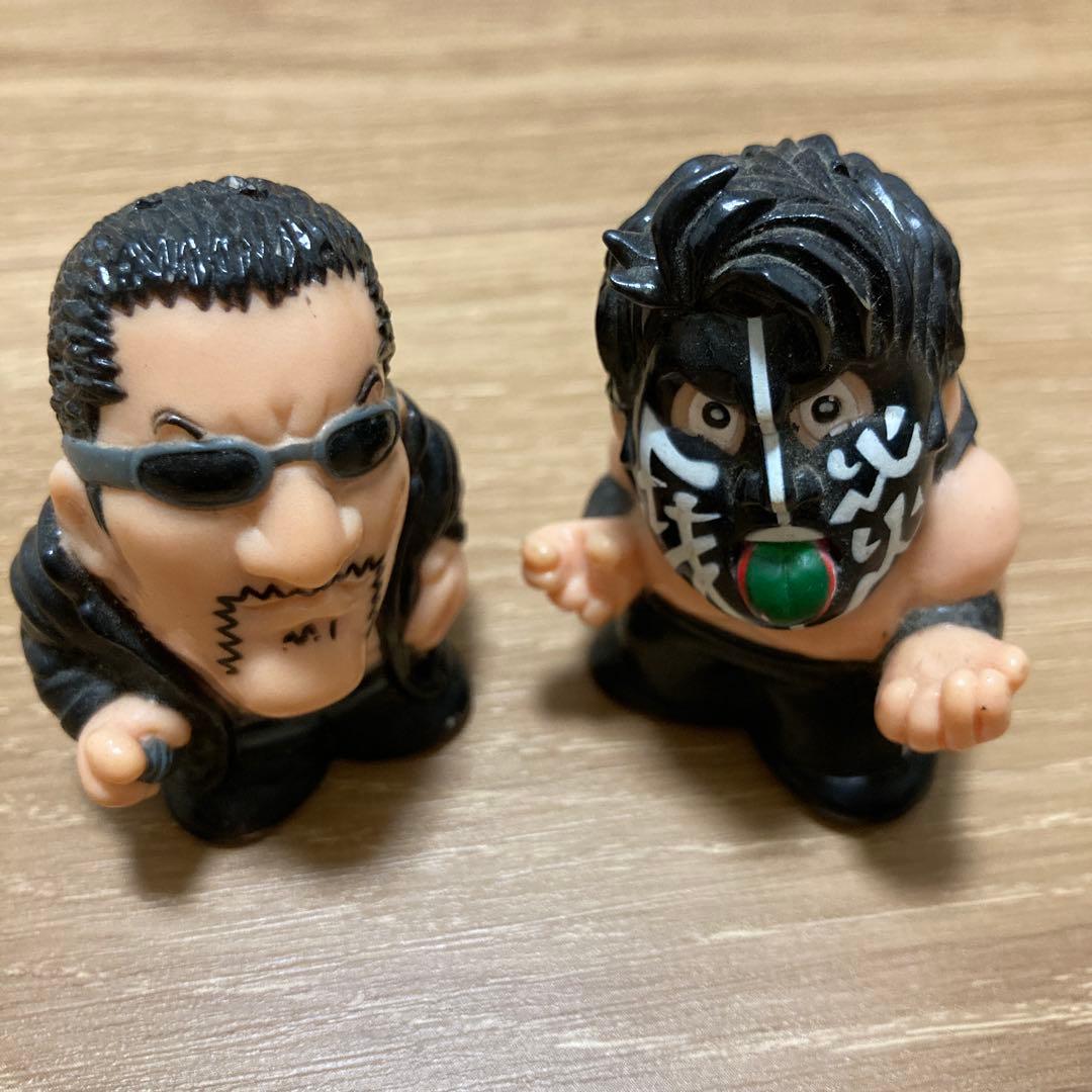値下げ❗️】蝶野正洋 武藤敬司（グレートムタ） 指人形フィギュア 2体