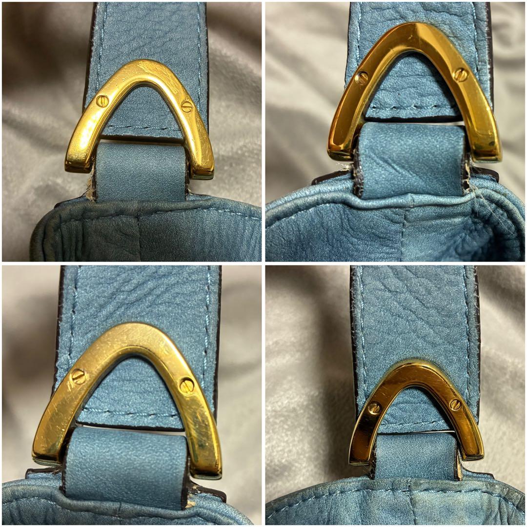 GUCCI レザー ソフトスティラップ A4収納可能 GUCCI