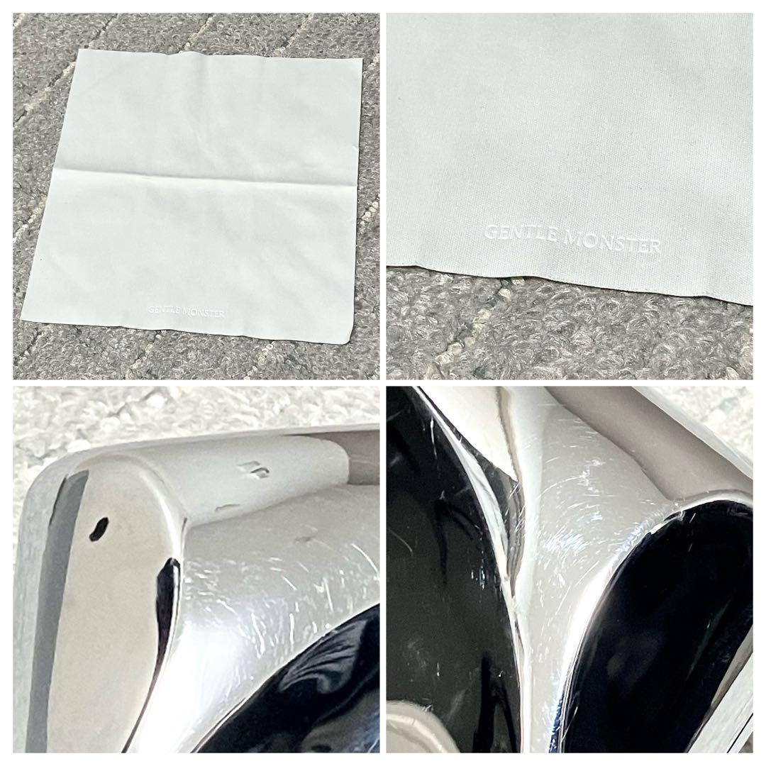 25ss！ジェントルモンスター［TETRA］シルバー　チタン　メガネ　サングラス