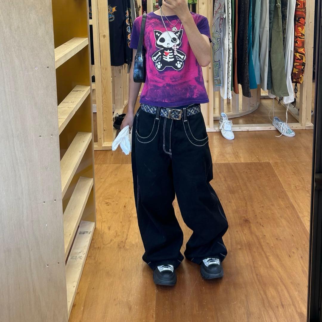 jnco jeans バギーデニム　黒　w32 l30