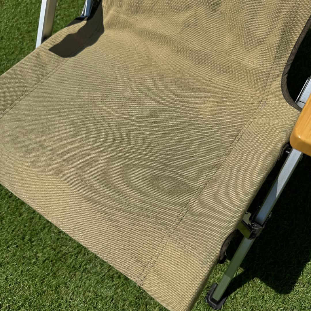 良品　スノーピーク ローチェア30 カーキ　キャンプチェア