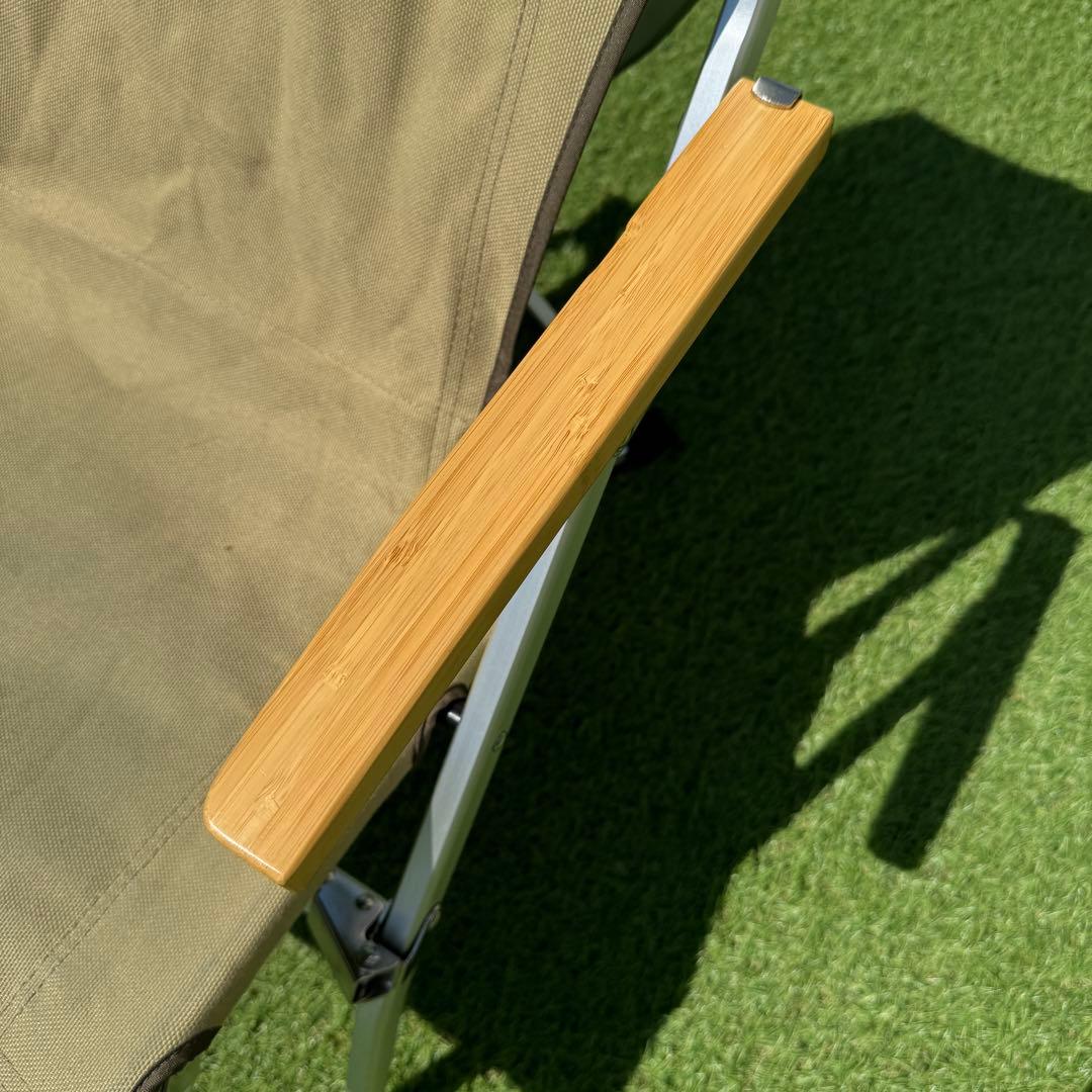 良品　スノーピーク ローチェア30 カーキ　キャンプチェア