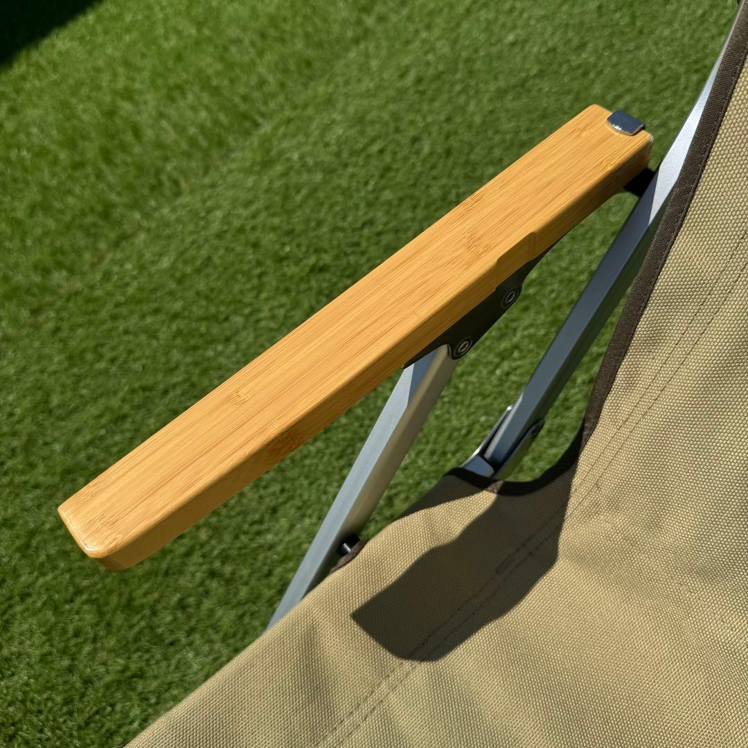 良品　スノーピーク ローチェア30 カーキ　キャンプチェア