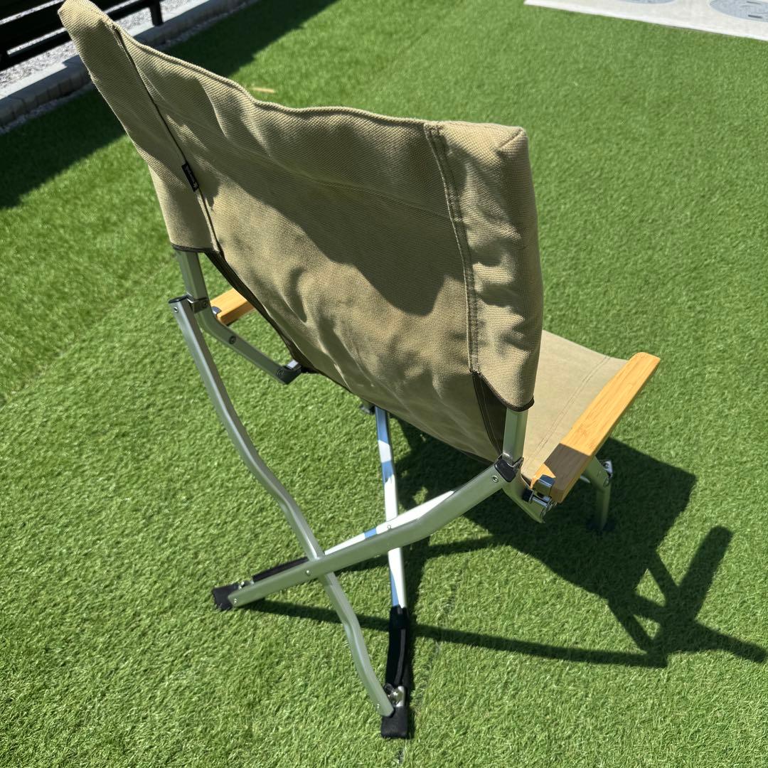 良品　スノーピーク ローチェア30 カーキ　キャンプチェア
