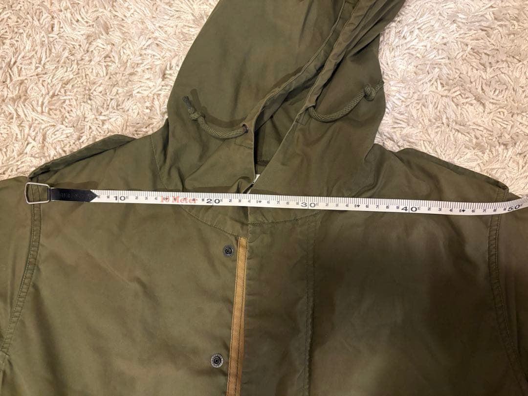 YAECA LIKE WEAR フード付きモッズコート