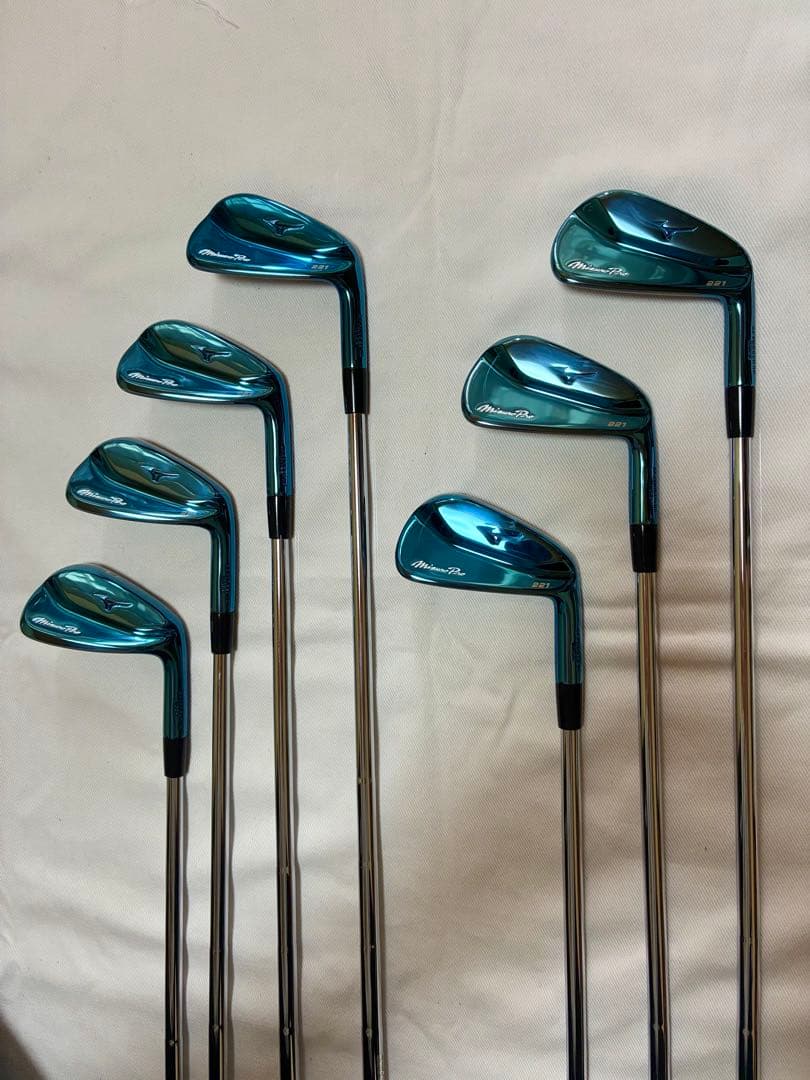 【限定美品】Mizuno Pro 221 アイアン ブルーエディション ７本
