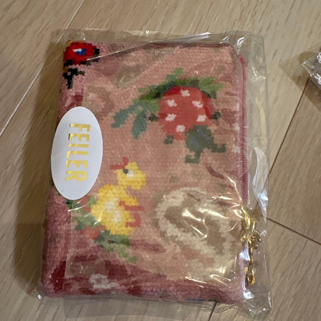 【新品未使用】近沢レースコラボ　フェイラー　ハンカチ　ティッシュポーチ　ハイジ