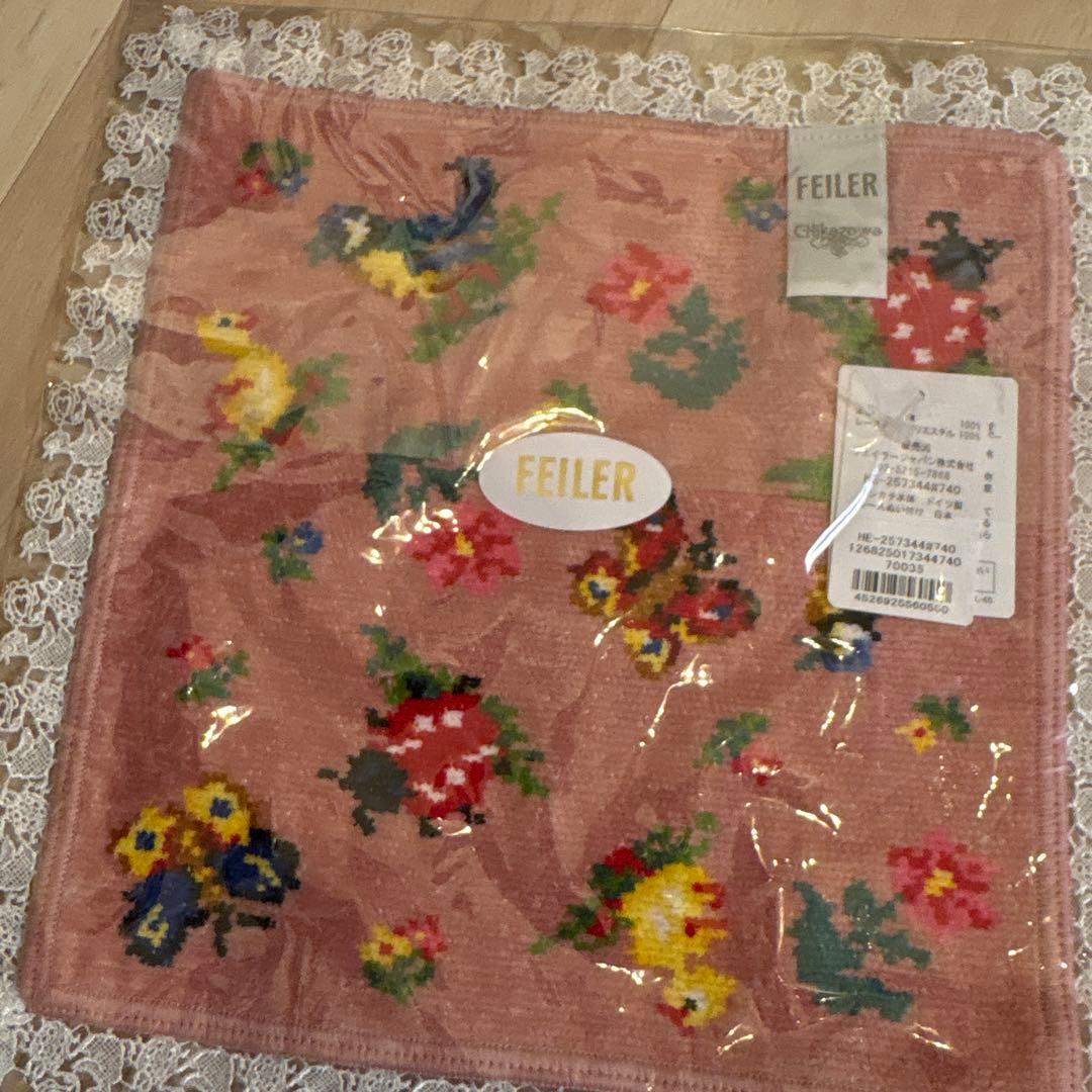 【新品未使用】近沢レースコラボ　フェイラー　ハンカチ　ティッシュポーチ　ハイジ