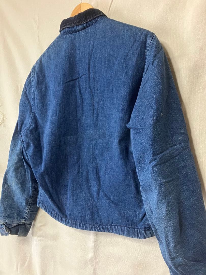 60〜70s ストアブランド デニムジャケット ブランケット付き ヴィンテージ