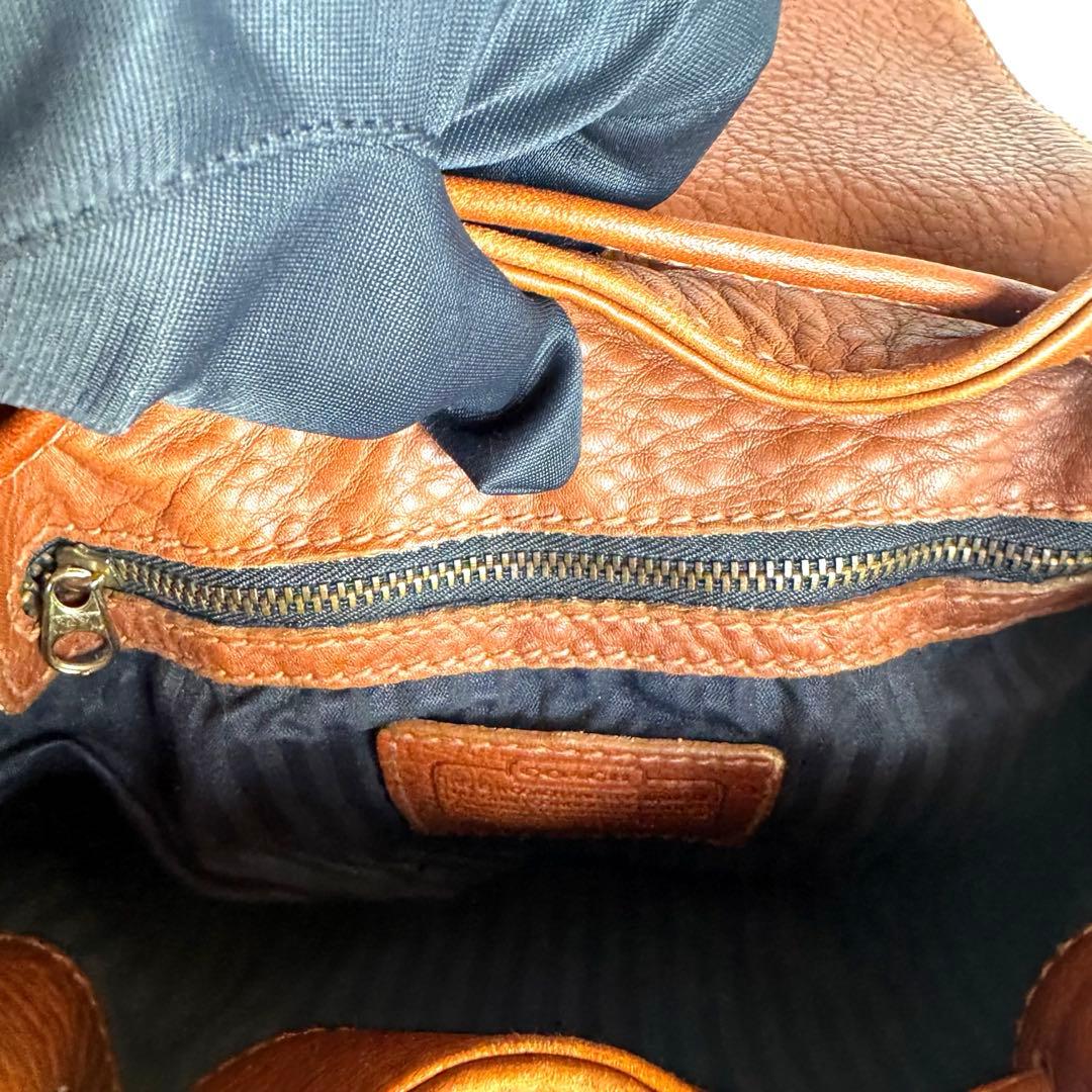 ✨希少・美品✨オールドコーチ リュック オールレザー 巾着 L4E-4911