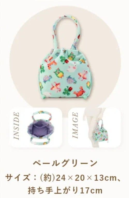 新品未使用】FEILER×神崎恵さん 巾着バッグ ペールグリーン - メルカリ