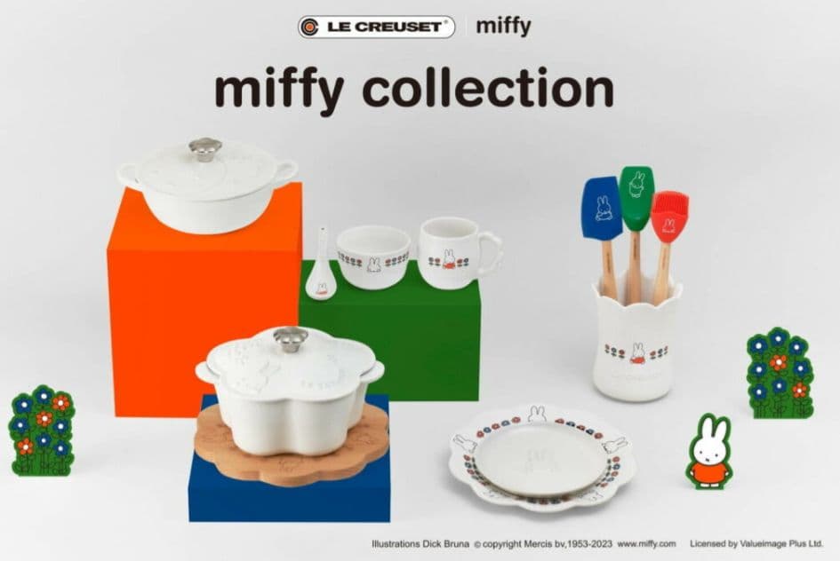 【新品】限定 LE CREUSET ミッフィーココット・フルール コットン