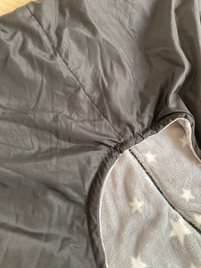 らくらくケープ 車椅子　ブラック　星柄