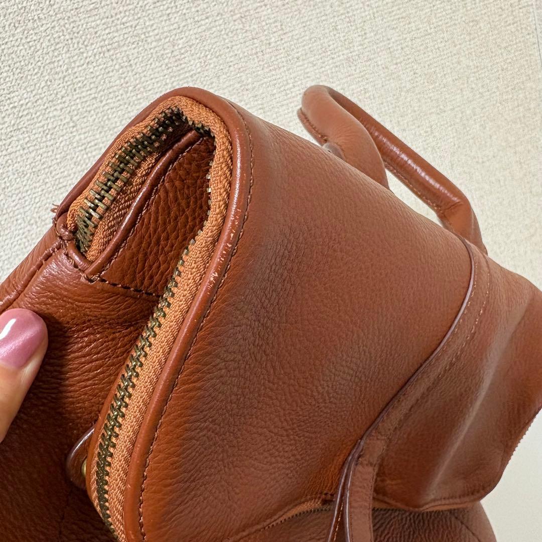 ★美品★キタムラk2 リュック　オールレザー　通学通勤　A4 ブラウン