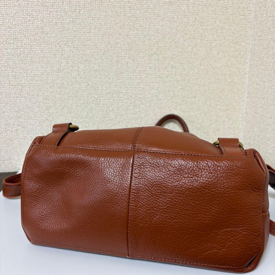 ★美品★キタムラk2 リュック　オールレザー　通学通勤　A4 ブラウン