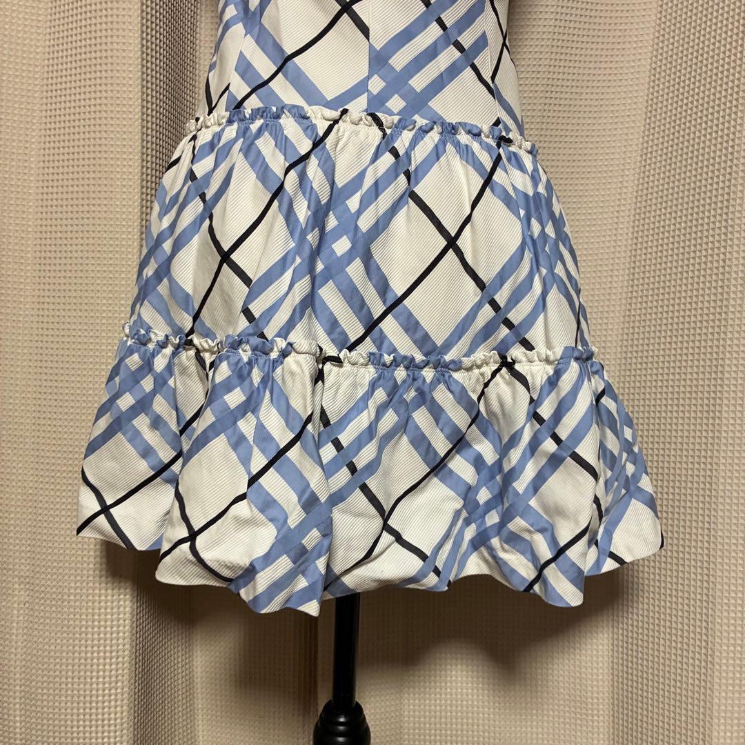 d*7様 BURBERRY BLUE LABEL チェック ワンピース　ブルー