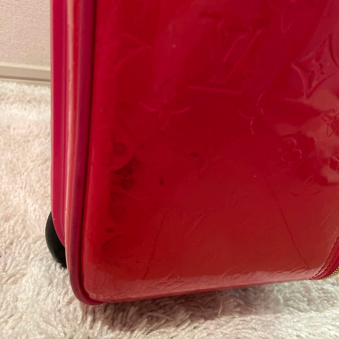 LOUIS VUITTON ヴェルニ キャリーケース バッグ　破損箇所あり