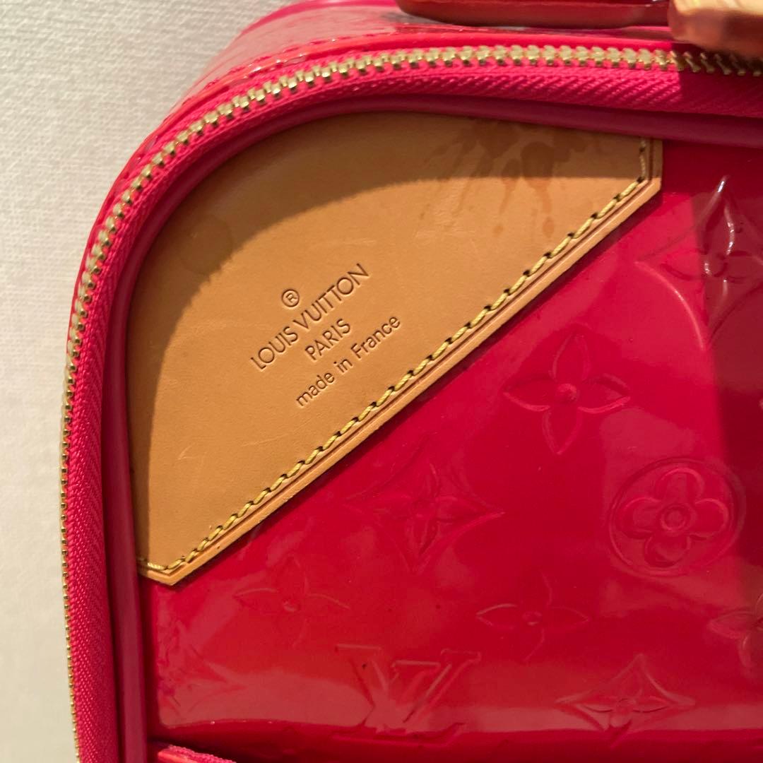 LOUIS VUITTON ヴェルニ キャリーケース バッグ　破損箇所あり