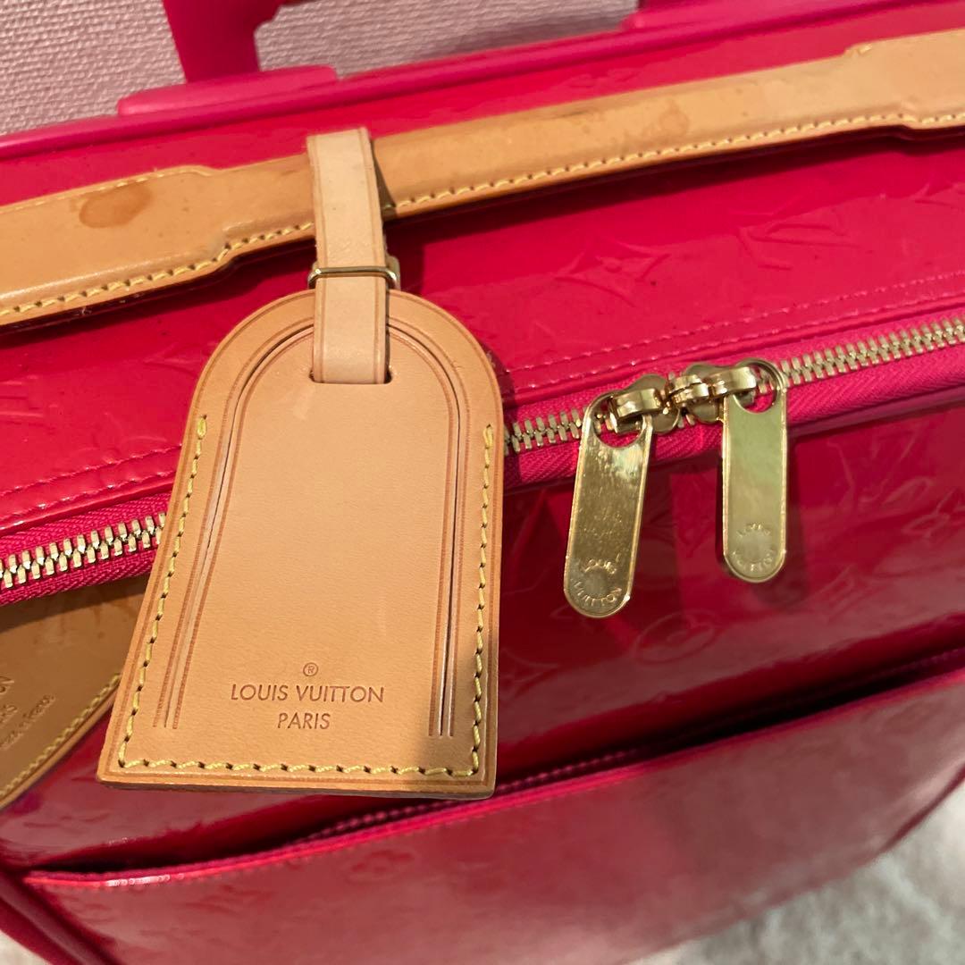 LOUIS VUITTON ヴェルニ キャリーケース バッグ　破損箇所あり