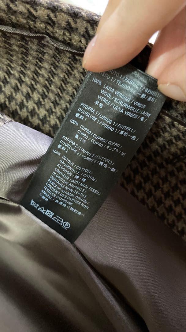 『希少』 19AW BALENCIAGA コート 千鳥格子