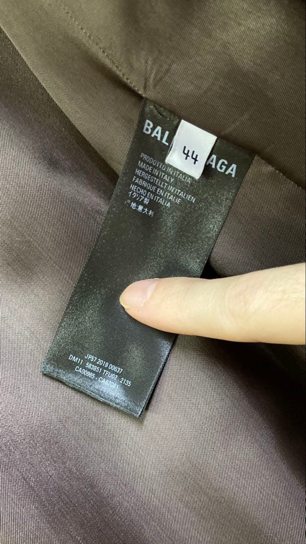 『希少』 19AW BALENCIAGA コート 千鳥格子