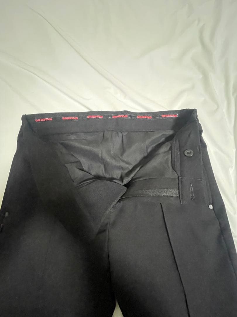 BRIEFING GOLF ストレッチ高機能ジャージー スリム パンツⓂブラック