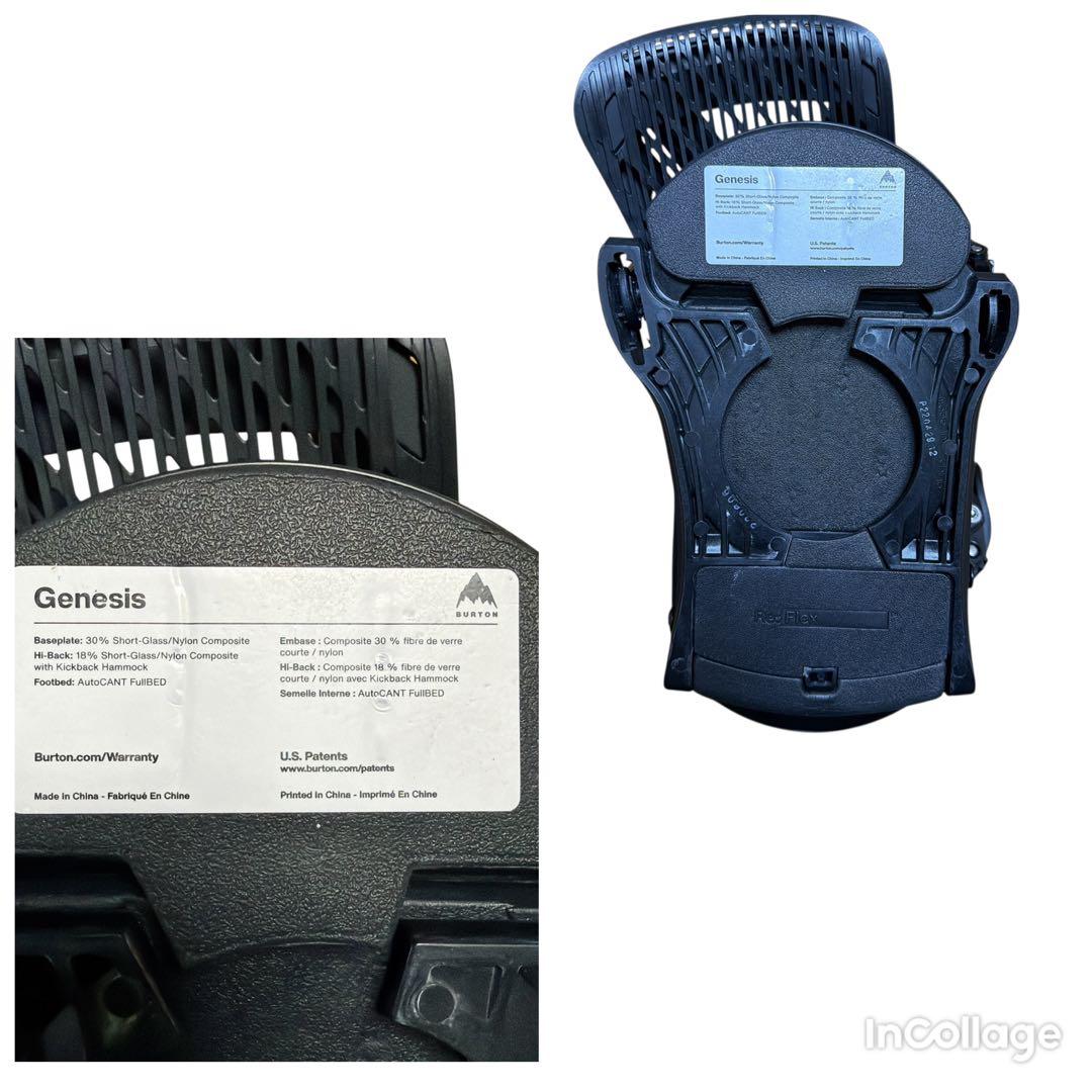 【美品】BURTON GENESIS Re:Flex 23-24 サイズM