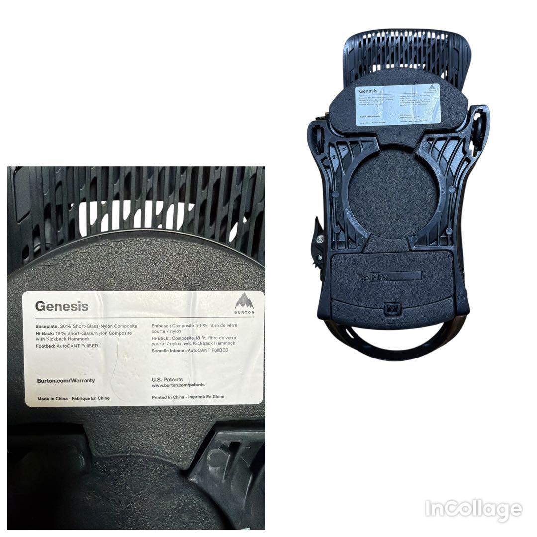 【美品】BURTON GENESIS Re:Flex 23-24 サイズM