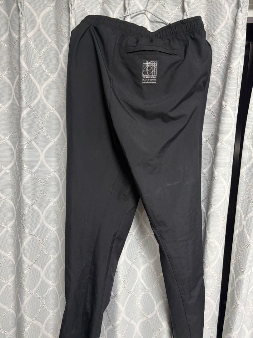 ASICS ブラック ジャージ上下セット　XL