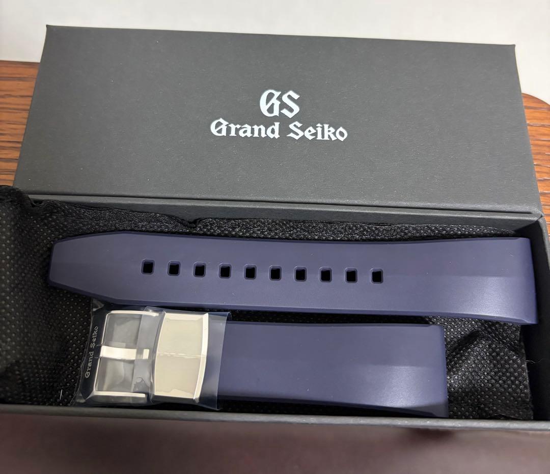 グランドセイコー ラバーベルト ネイビー23㎜ - メルカリ