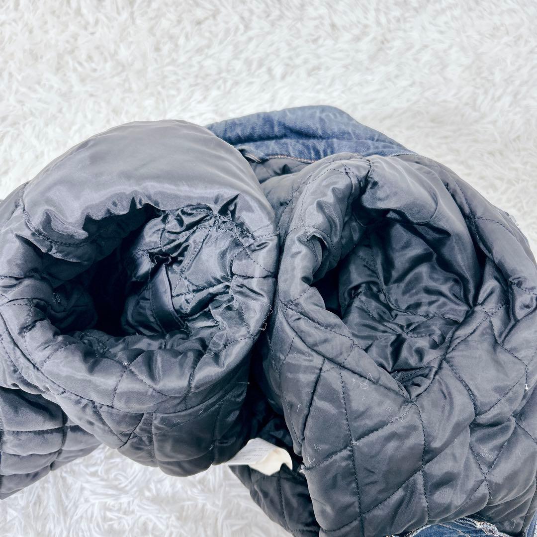 SIMPSON デニム レーシング　ジャケット 中綿 M 刺繍ロゴ　シンプソン