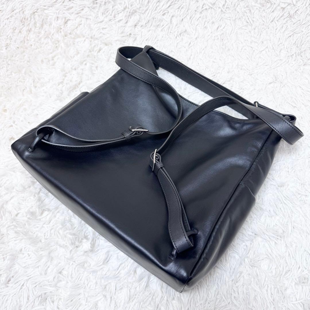 【新品未使用】マザーハウス ヨゾラ 3ウェイ バッグ L ブラック