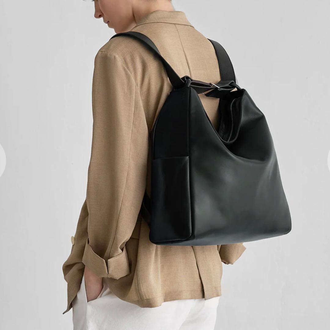 【新品未使用】マザーハウス ヨゾラ 3ウェイ バッグ L ブラック