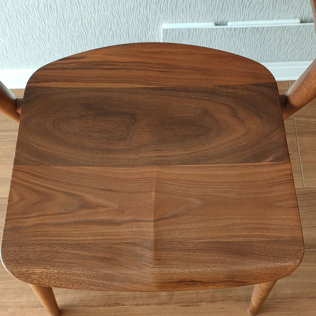 〈美品〉キツツキ　SEOTO　アームチェア　ダイニングチェア　ビーチ材②