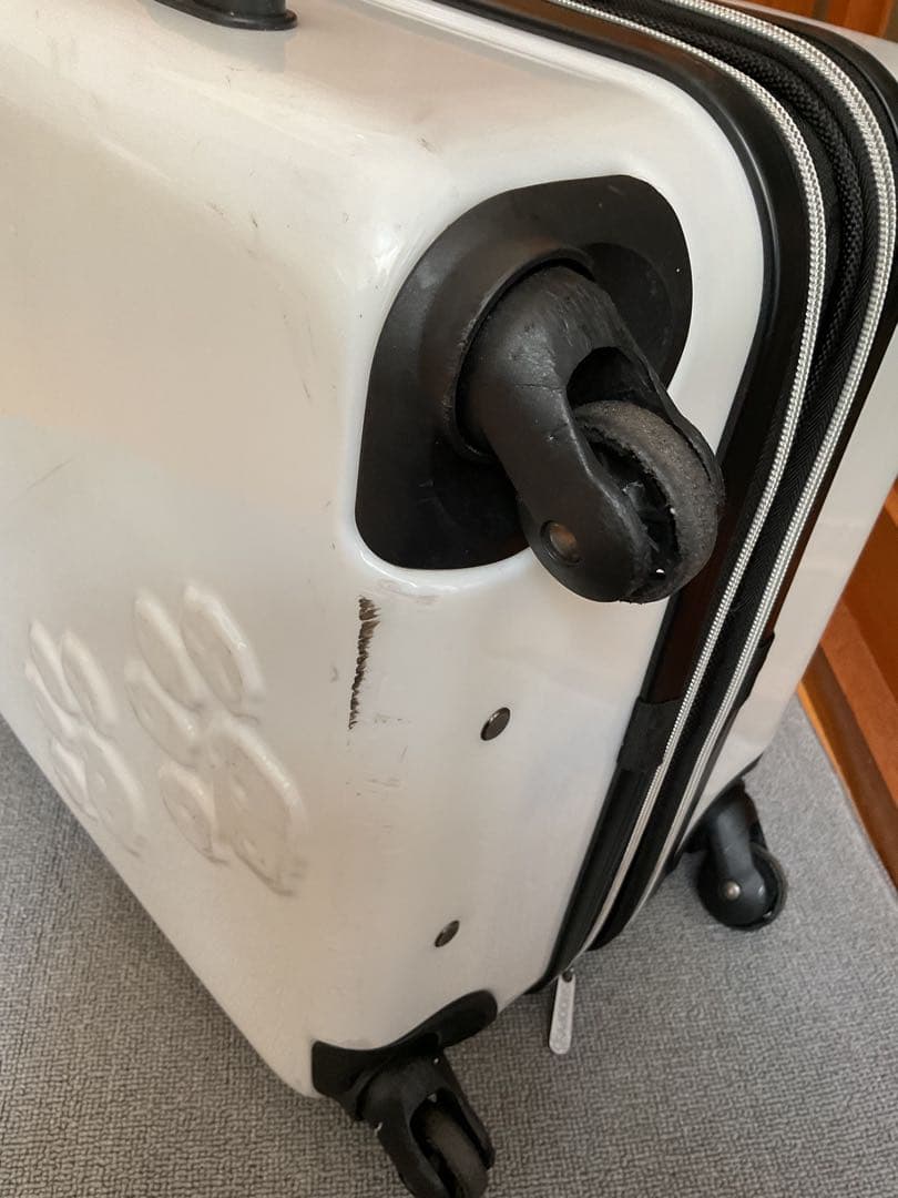 ピーナッツ　スヌーピー　キャリーバッグ エンボスジッパーキャリー　Mサイズ　鍵付