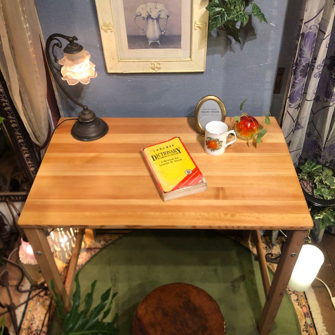 Sale L-２無印良品　パイン材無垢　折りたたみ式　デスク