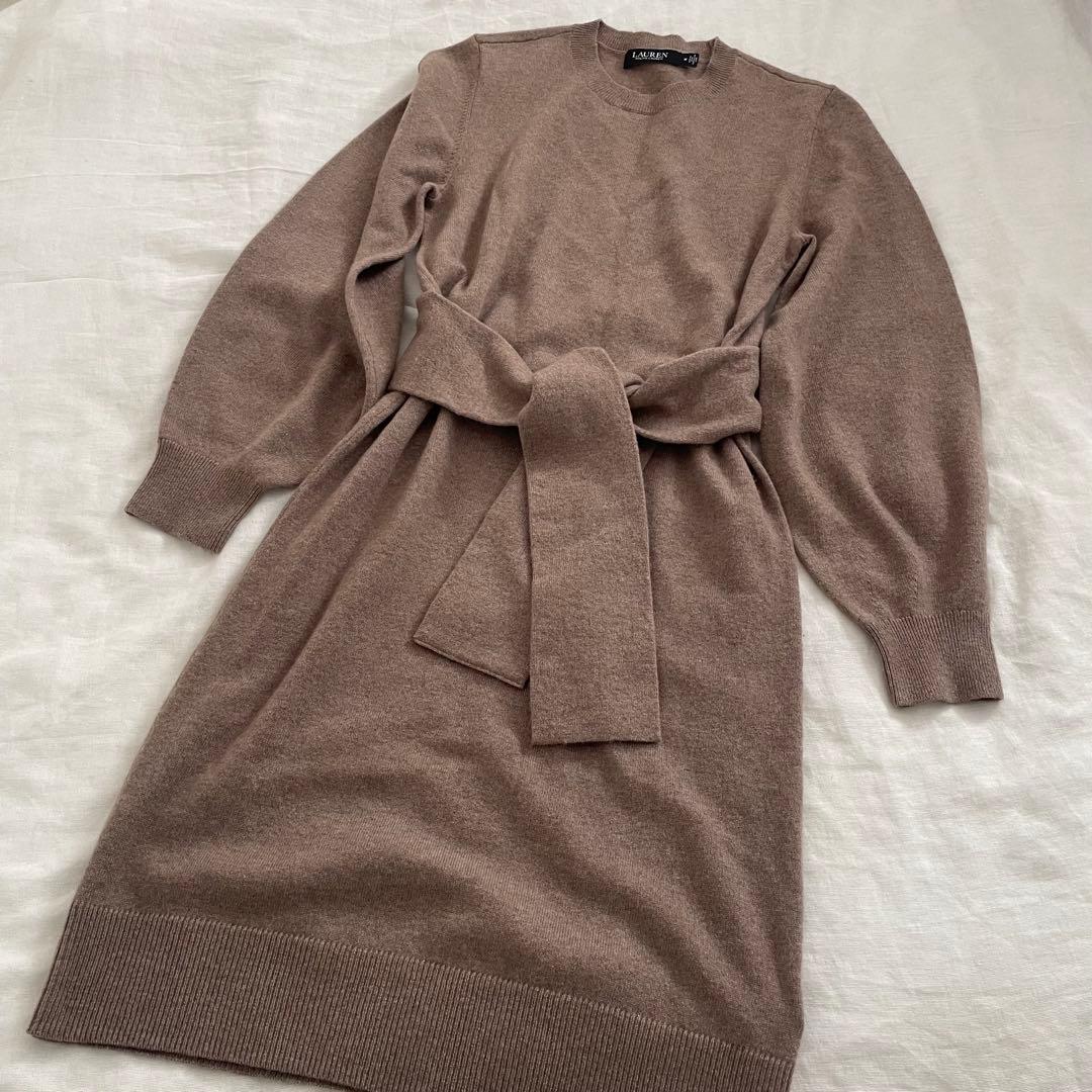 ラルフローレン♡カシミヤ混ウールワンピース　ふわふわ