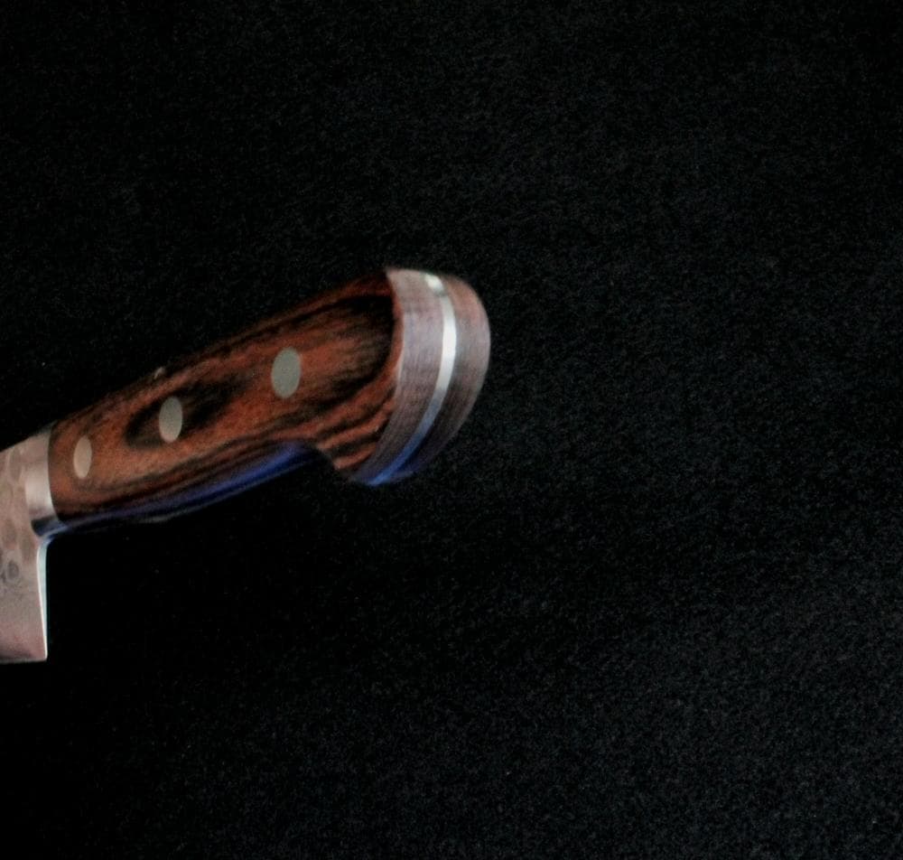 松*司様 VG10 ダマスカス 牛刀包丁180mm G1703 月光作 Auc