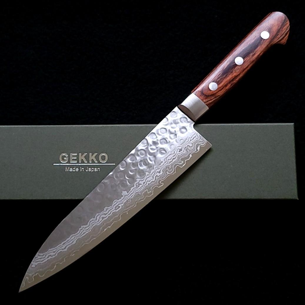 松*司様 VG10 ダマスカス 牛刀包丁180mm G1703 月光作 Auc