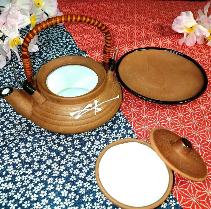 おもてなし♥多目的素焼き土瓶セット♥4組⬛日本酒⬛焼酎⬛土瓶蒸し⬛お茶漬け