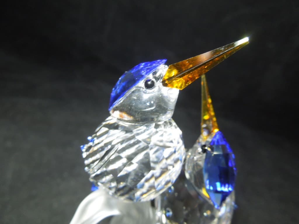 スワロフスキー カワセミ 貴重な廃盤Malachite Kingfishers - メルカリ