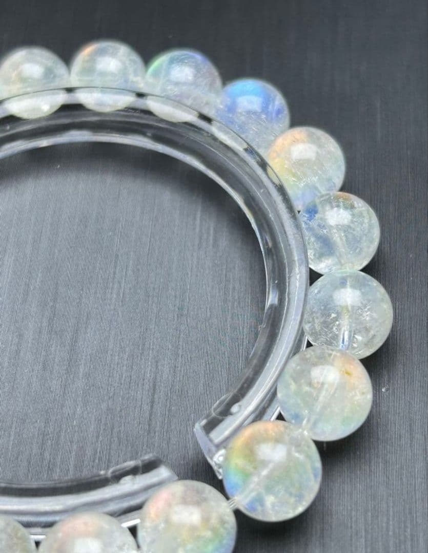 【限定値下げ】レインボームーンストーン ブレスレット 8.6mm