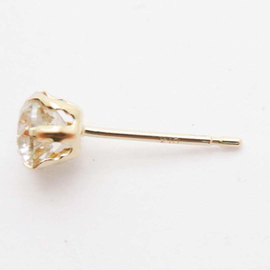 a*i様 【本物保証】K10YG 天然ダイヤモンド 0.50ct ピアス（片耳）