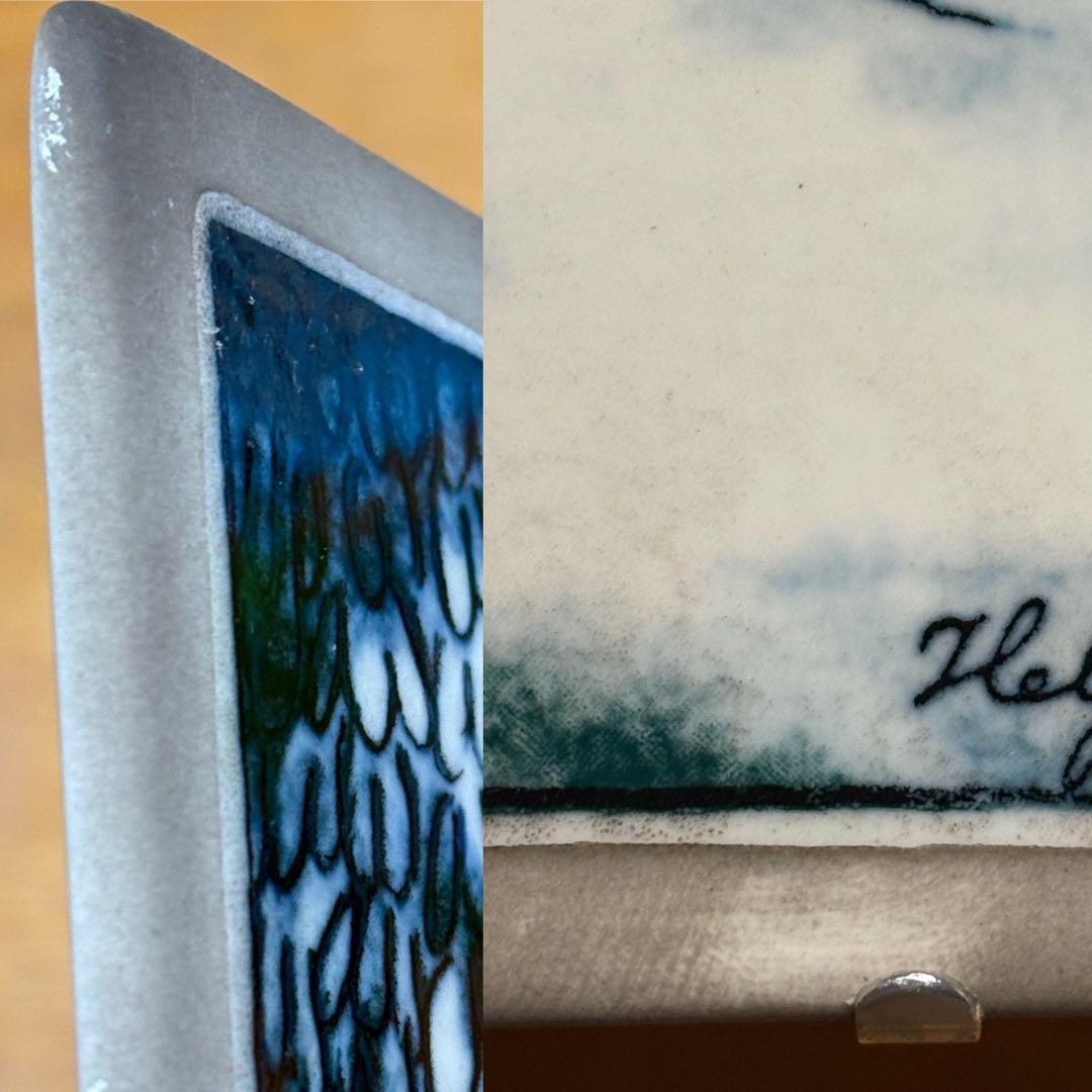 ARABIA アラビア ヘルヤ 四季の陶板画(大) \"Talvi\"